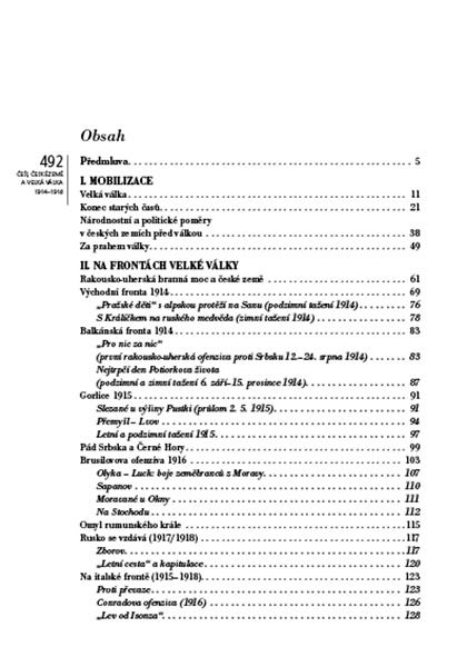 Češi, české země a Velká válka 1914-1918 ukázka-2