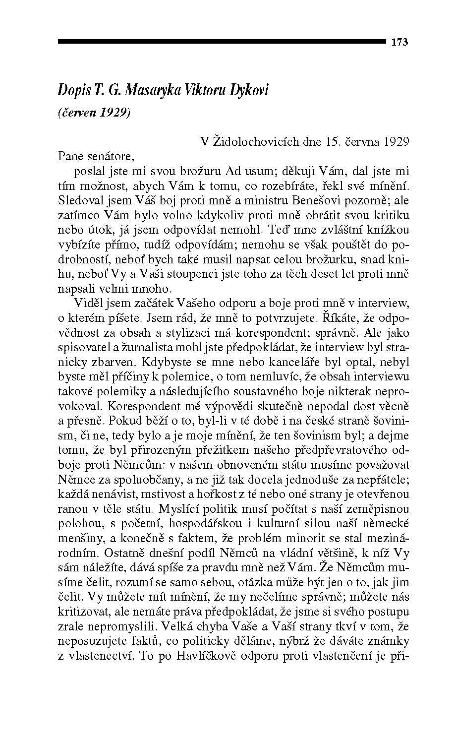 Viktor Dyk a T. G. Masaryk ukázka-9