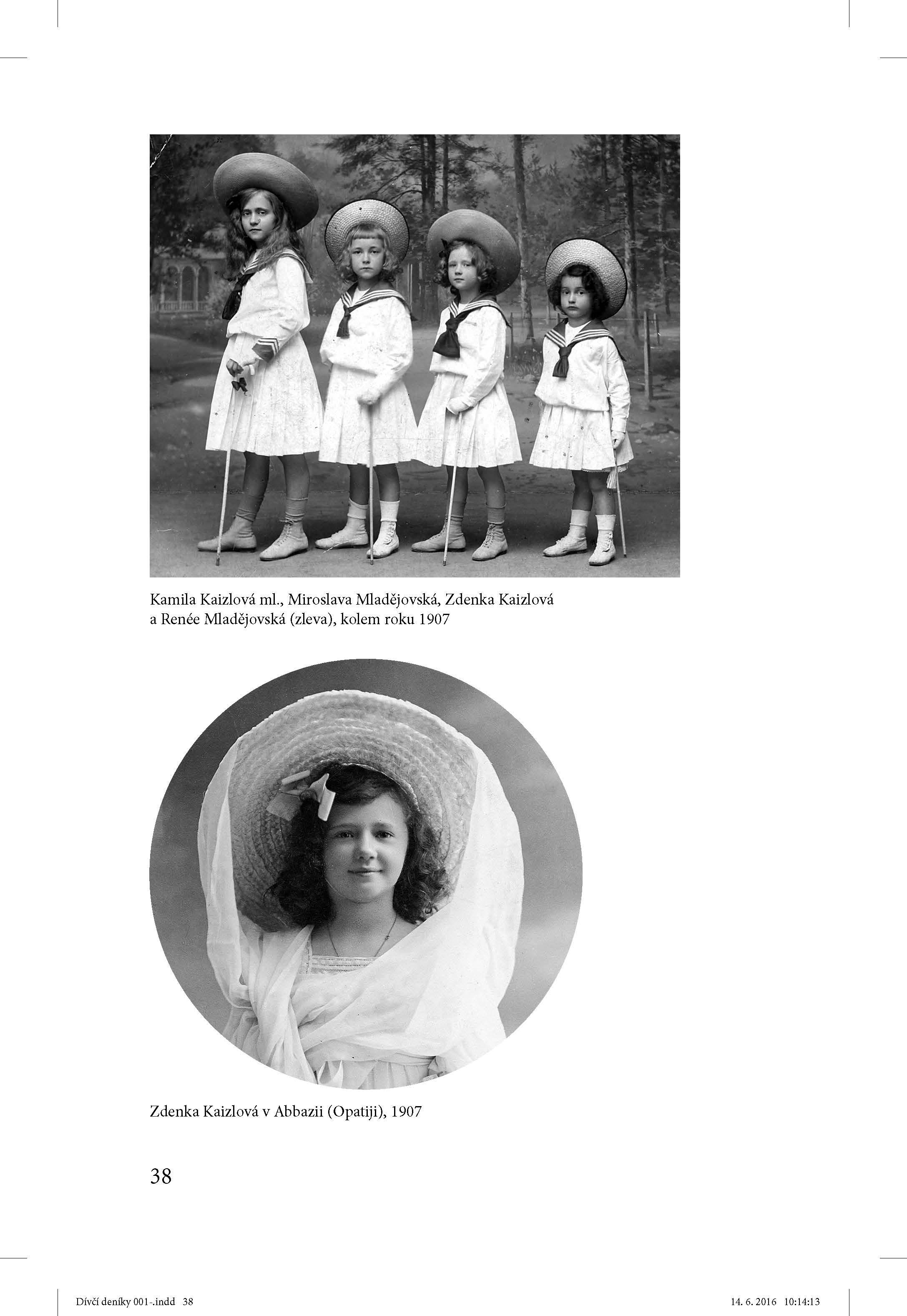 Dívčí deníky Zdenky Kaizlové z let 1909–1919 ukázka-4
