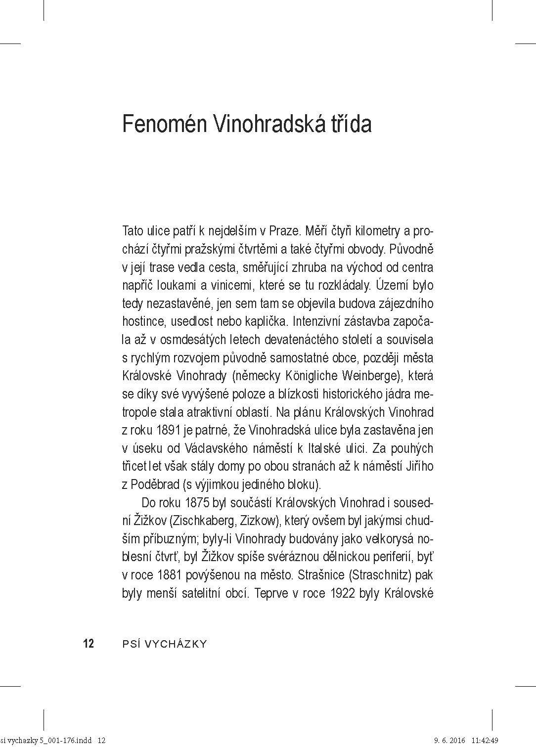 Psí vycházky 5. Fenomén Vinohradská třída ukázka-2