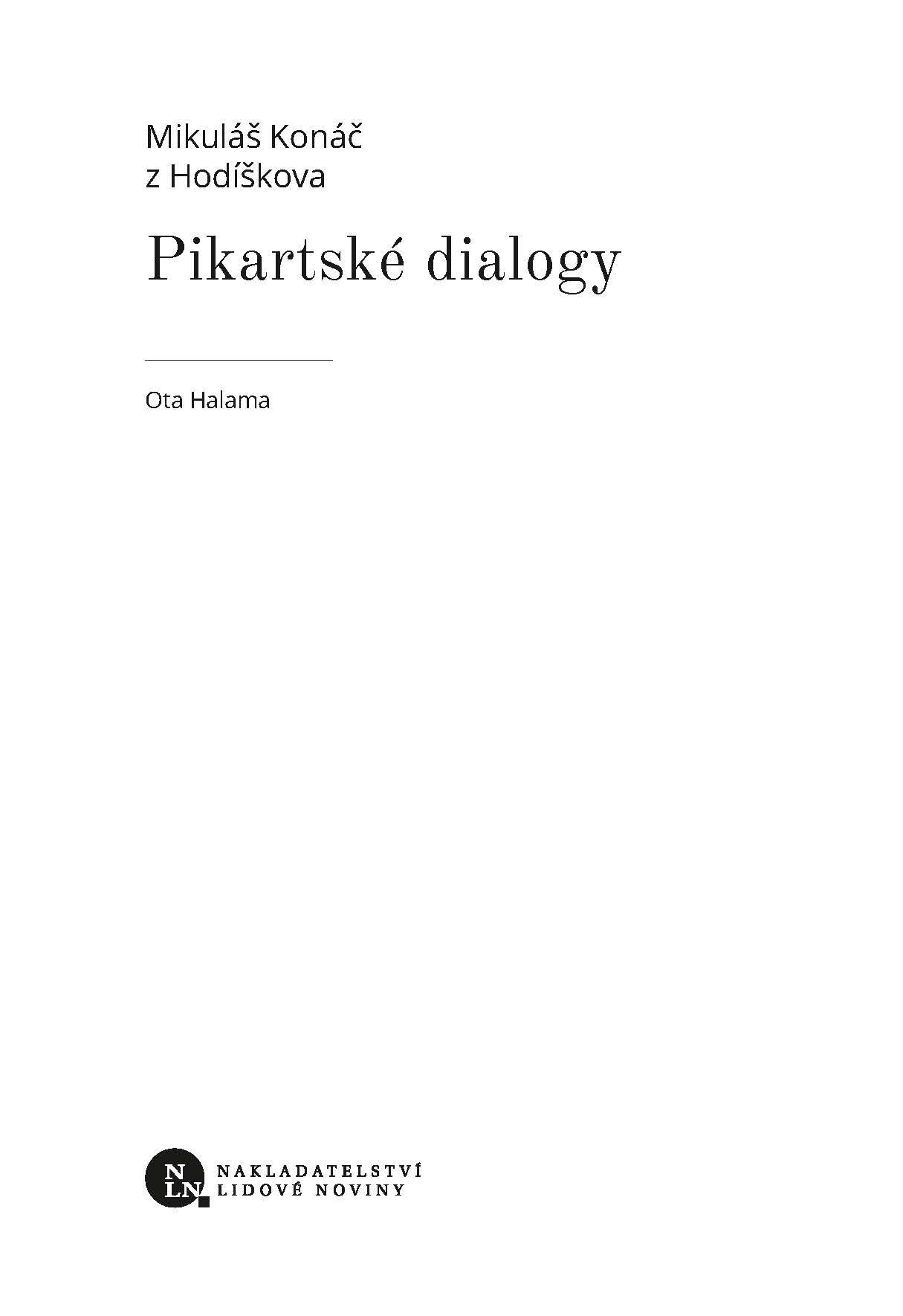 Pikartské dialogy ukázka-1
