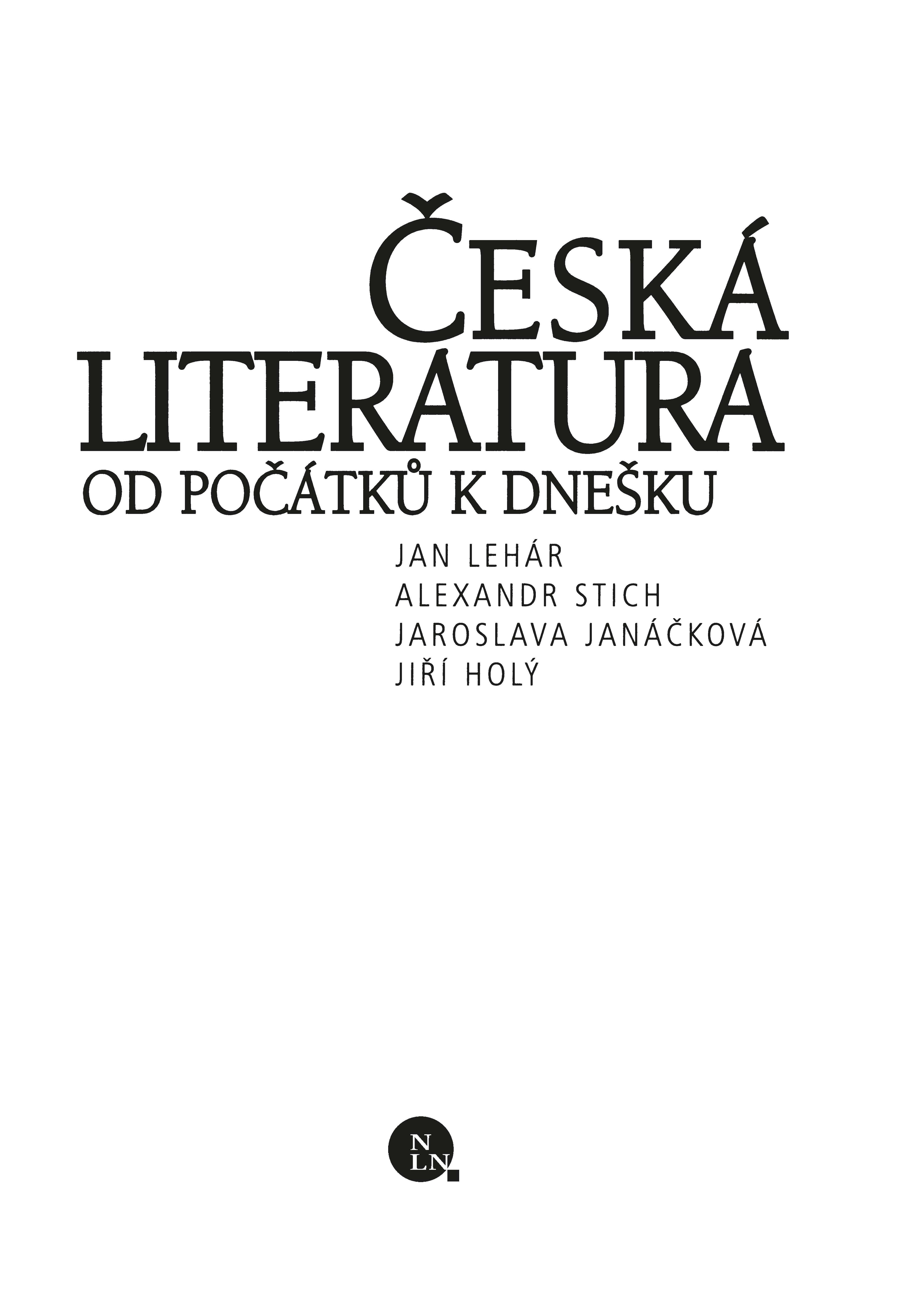 Česká literatura od počátků k dnešku ukázka-1