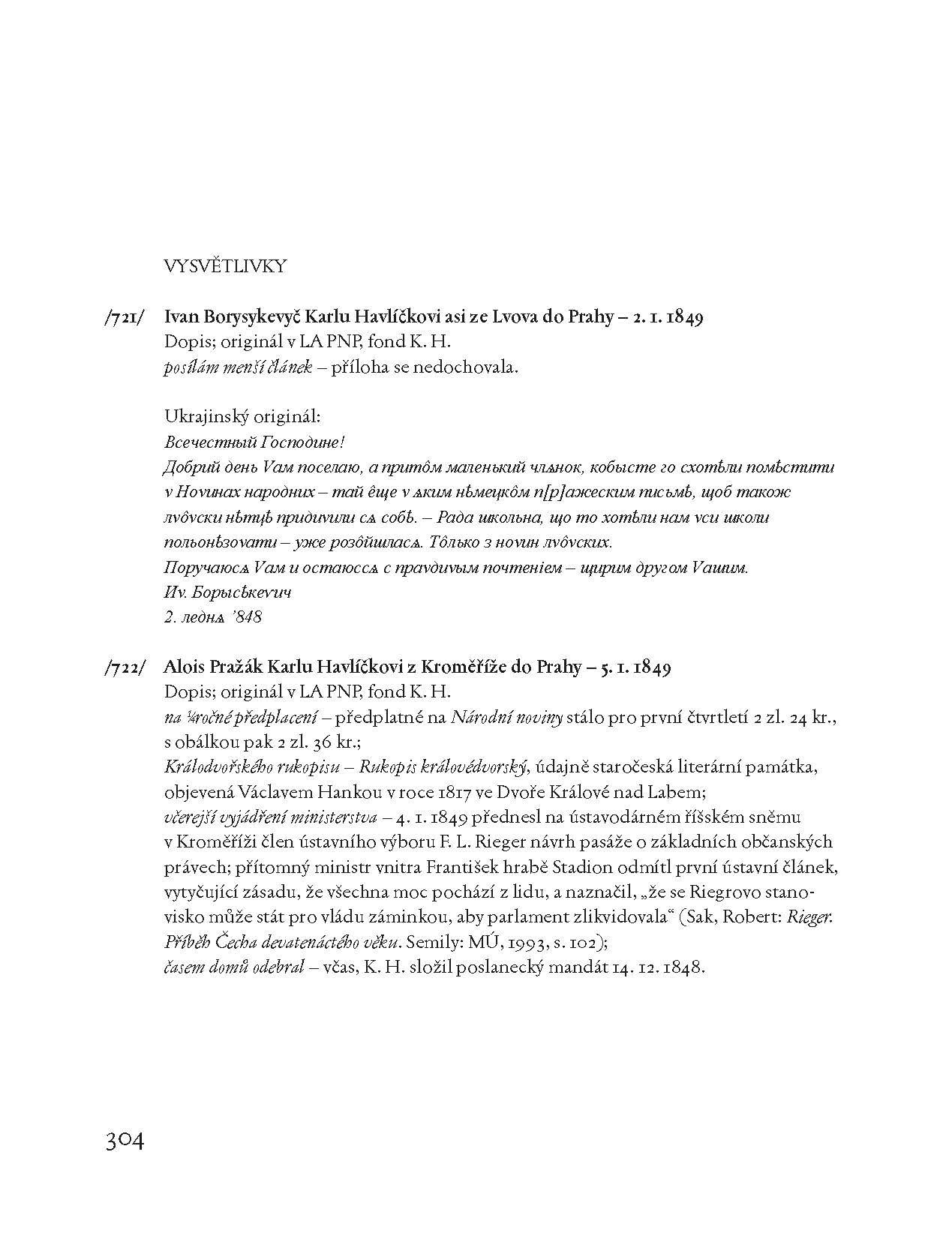 Karel Havlíček Korespondence V ukázka-2