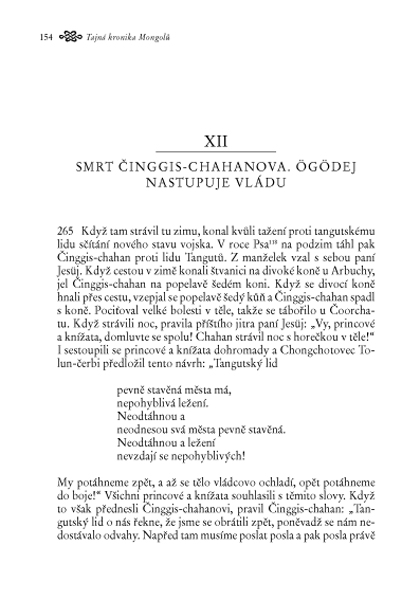 Tajná kronika Mongolů ukázka-7